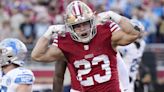 McCaffrey has no injury concerns after early exit in 49ers' win