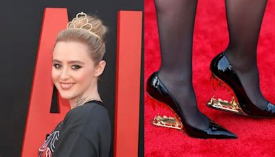 Kathryn Newton ‘Eats Up’ the Red Carpet at ‘Abigail’ Premiere With GCDS Monster Mouth Shoes