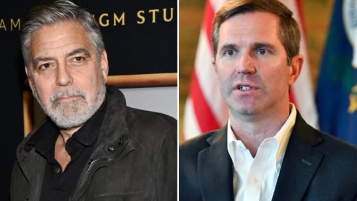 George Clooney asks Joe Biden to end campaign, names Andy Beshear among his favorites