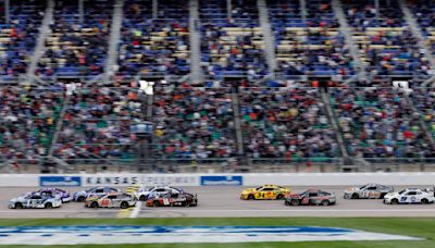 Larson edges Buescher at the line at Kansas Speedway in closest finish in NASCAR Cup Series history