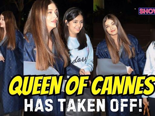 Aishwarya Rai Bachchan Leaves For Cannes With An Injured Hand, Aaradhya In Tow | WATCH - News18