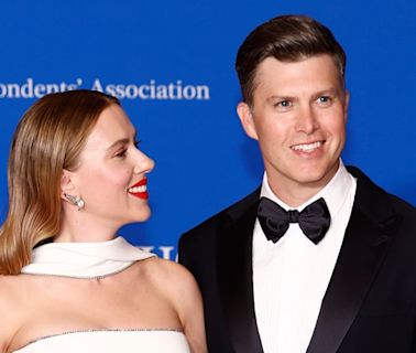 Scarlett Johansson Supports Husband Colin Jost at White House Correspondents’ Dinner 2024
