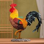 新品仿真大公雞擺件家居裝飾生肖雞新中式玄關銅雞擺設客廳吉祥工藝品現貨