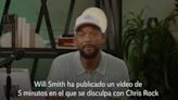 Will Smith publica un video explicando qué pasó en los Oscars