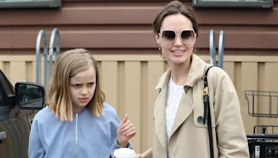 Así está hoy Vivienne, la hija de 15 años de Angelina Jolie y Brad Pitt: trabaja con su mamá y reapareció en un estreno