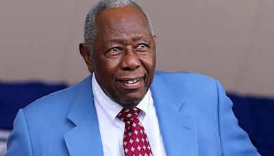 Stamp honoring Atlanta Braves legend Hank Aaron unveiled at Truist Park