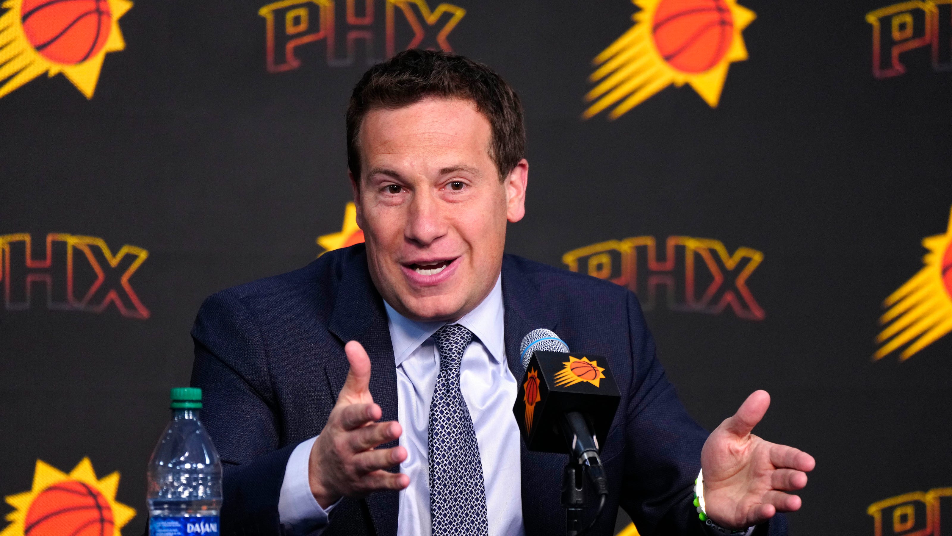 Suns owner and GM talk about a disappointing end to a season but a bright future