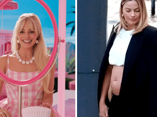 ¡Margot Robbie, protagonista de Barbie, está embarazada!: se filtran fotos de su vientre