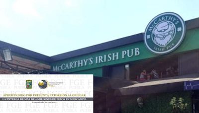 Acusan de extorsión y amenazas de muerte al fundador de la cadena McCarthy's Irish Pub - Puebla