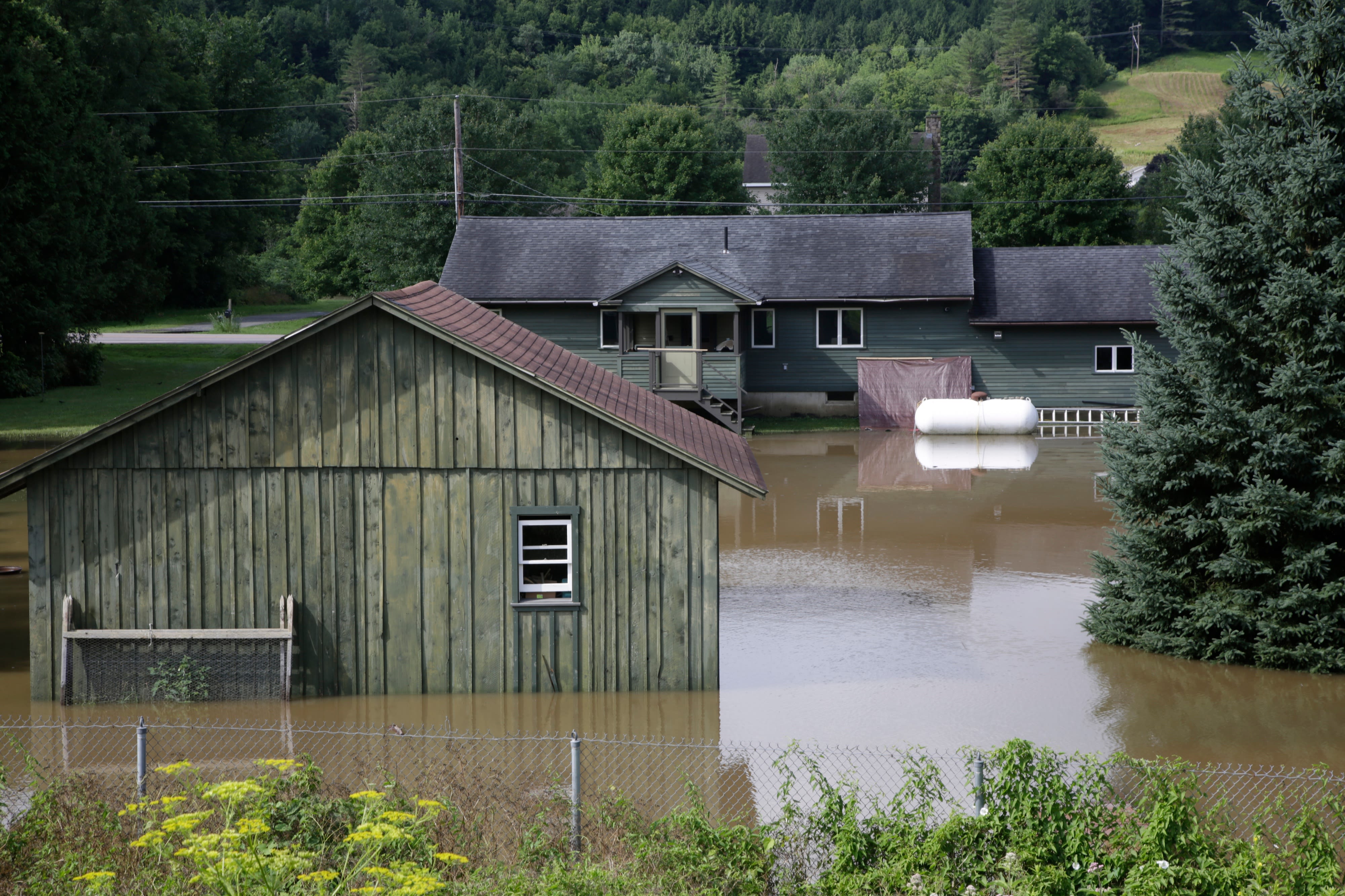 Remnants of Beryl bring floods to Vermont one year after historic deluge