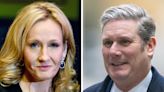 JK Rowling will 'struggle to support' Labour with Starmer's stance on gender