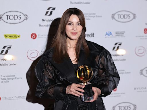 Monica Bellucci gets lifetime achievement award at Globo d'Oro