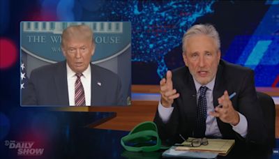 Jon Stewart Breaks Bad News to Trump: ‘Biden’s Not Coming Back’