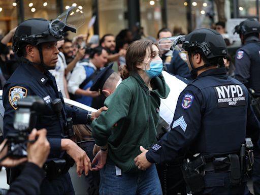 Pro-Palestinian protesters march near Met Gala