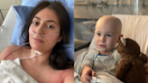 'Knocked down again': Influencer talks finding tumour after son's cancer diagnosis