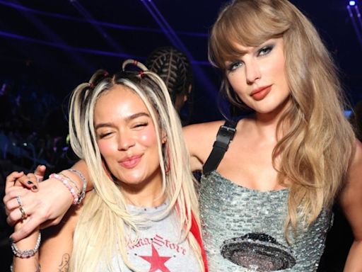 Karol G hizo bailar merengue a Taylor Swift: dejaron a todos impactados en los VMA'S