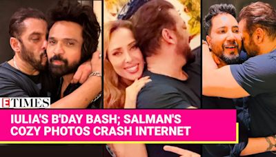 Inside Iulia Vantur's Birthday: Mika Singh, Sajid Khan Get Hugs & Kisses From Salman Khan...