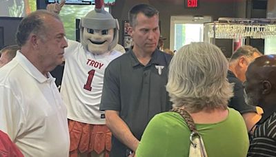 Comments from Troy AD Brent Jones, coaches from Trojan Tour in Dothan