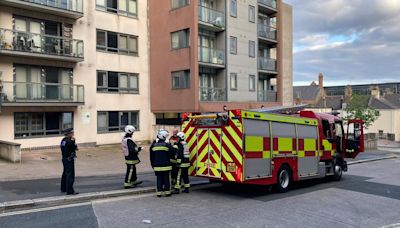 City centre flats evacuated due to fire on roof