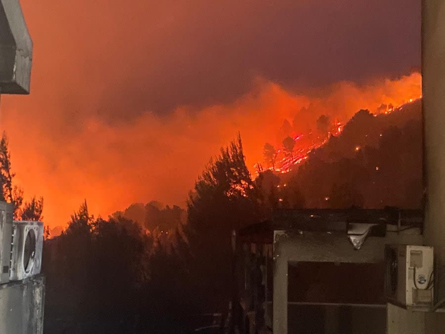 Fires ignited by Hezbollah attacks in northern Israel mostly contained, officials say