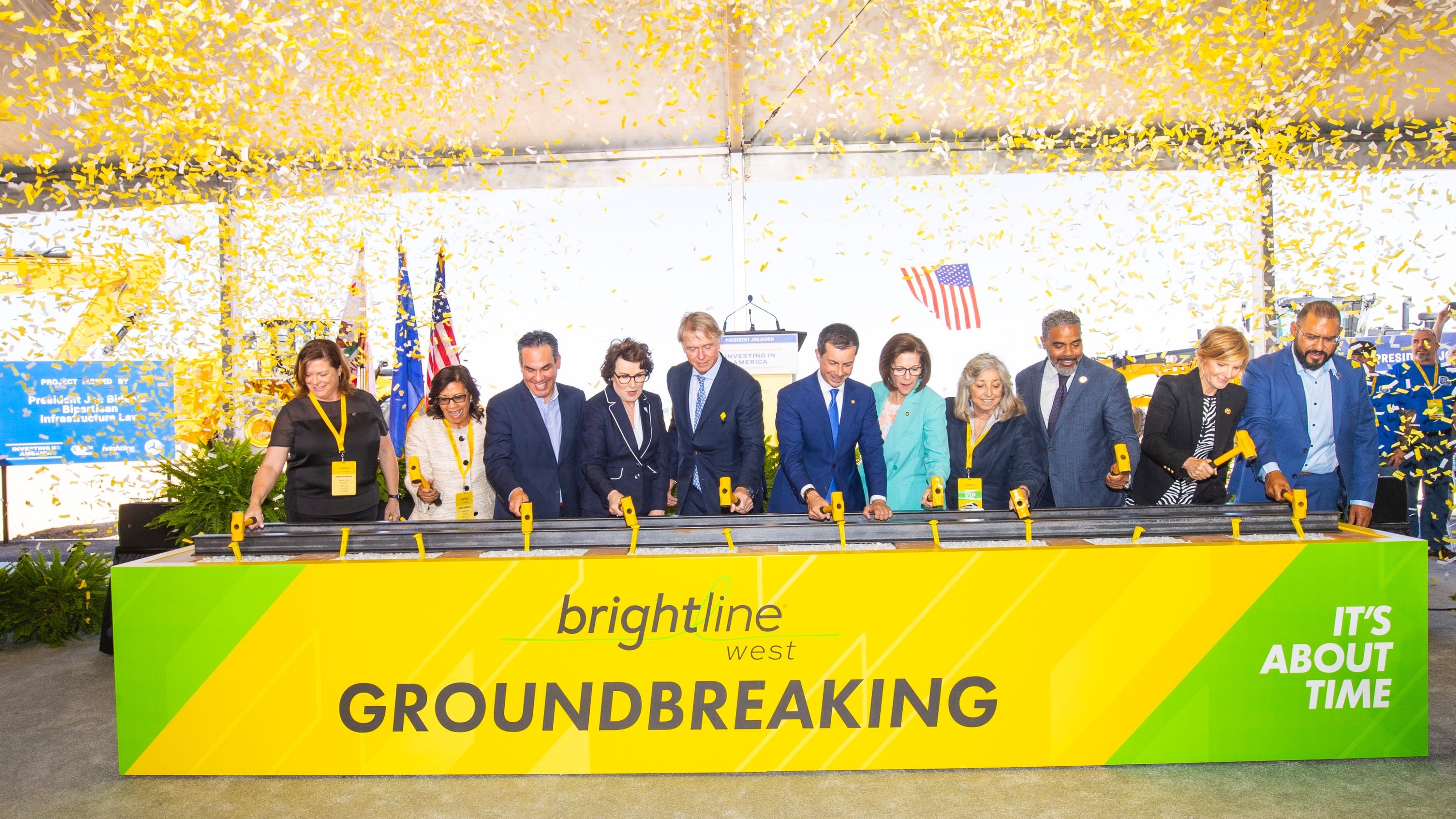 $12 billion Las Vegas-to-Southern California high speed rail line breaks ground