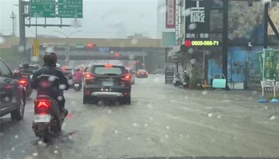 快訊／雨炸台南！永康區民眾PO影片曝現況 網哀號：又淹了根本常態