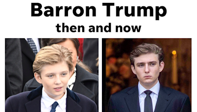 Barron Trump, Donald and Melania's son: From blond baby to 6-foot-7 tall college-bound teen