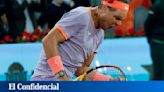 Rafa Nadal sobrevive al drama (y a su cuerpo) y vence a De Miñaur en Madrid (7-6 y 6-3)