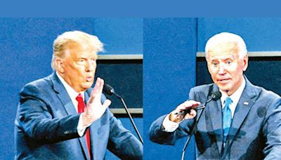Trump y Biden llegan empatados al debate