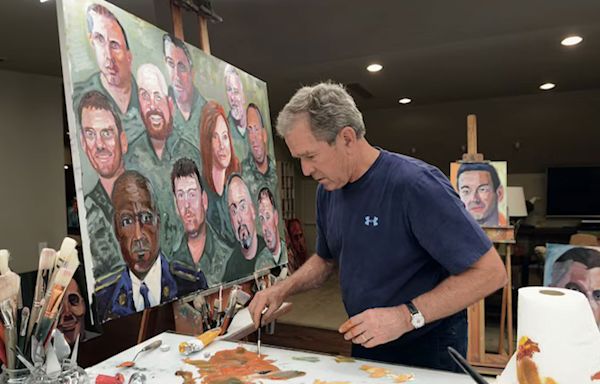 President George W. Bush's paintings to go on display at Epcot this summer