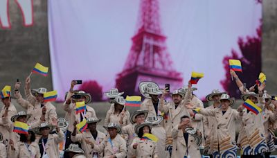 Colombia se presenta en el acto inaugural de París 2024