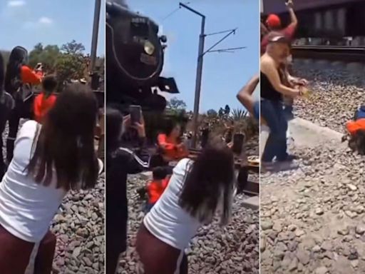 IMÁGENES SENSIBLES: Joven muere trágicamente al intentar tomarse una ‘selfie’ con la locomotora ‘La Emperatriz’