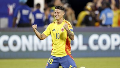 James dice que Colombia jugará "una merecida final" y que tienen hambre