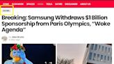 Es falso que Samsung haya cancelado el patrocinio de París-2024 tras la ceremonia de apertura