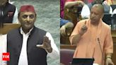 'Yogi ne Delhi ko gaccha diya hai ... ': SP chief Akhilesh Yadav on UP CM's jibe at uncle Shivpal | Lucknow News - Times of India