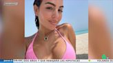 Las fotografías virales de Georgina Rodríguez en bikini en sus vacaciones con Cristiano Ronaldo en el Mar Rojo