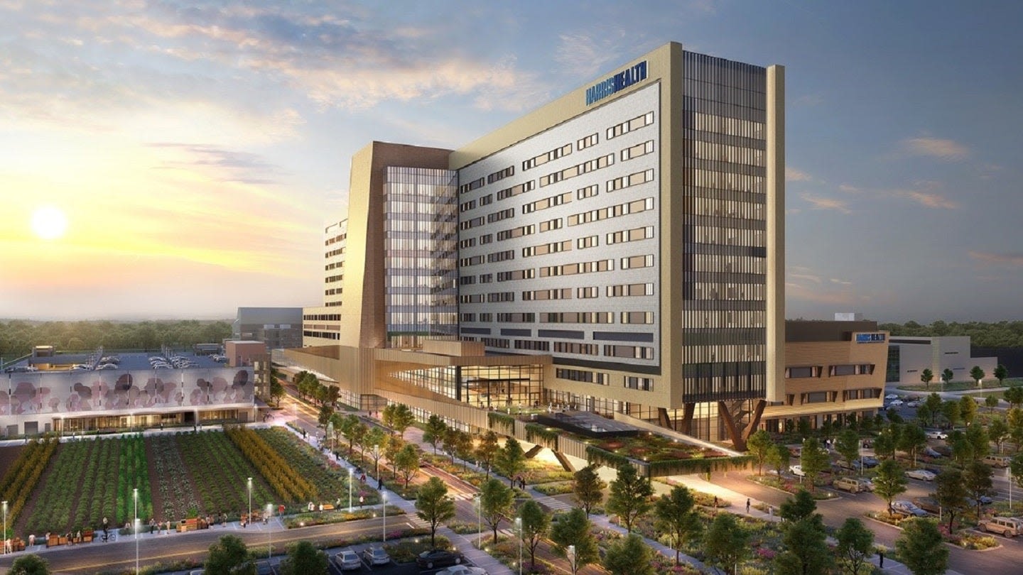 Harris Health begins construction on $1.6bn hospital in Northeast Houston
