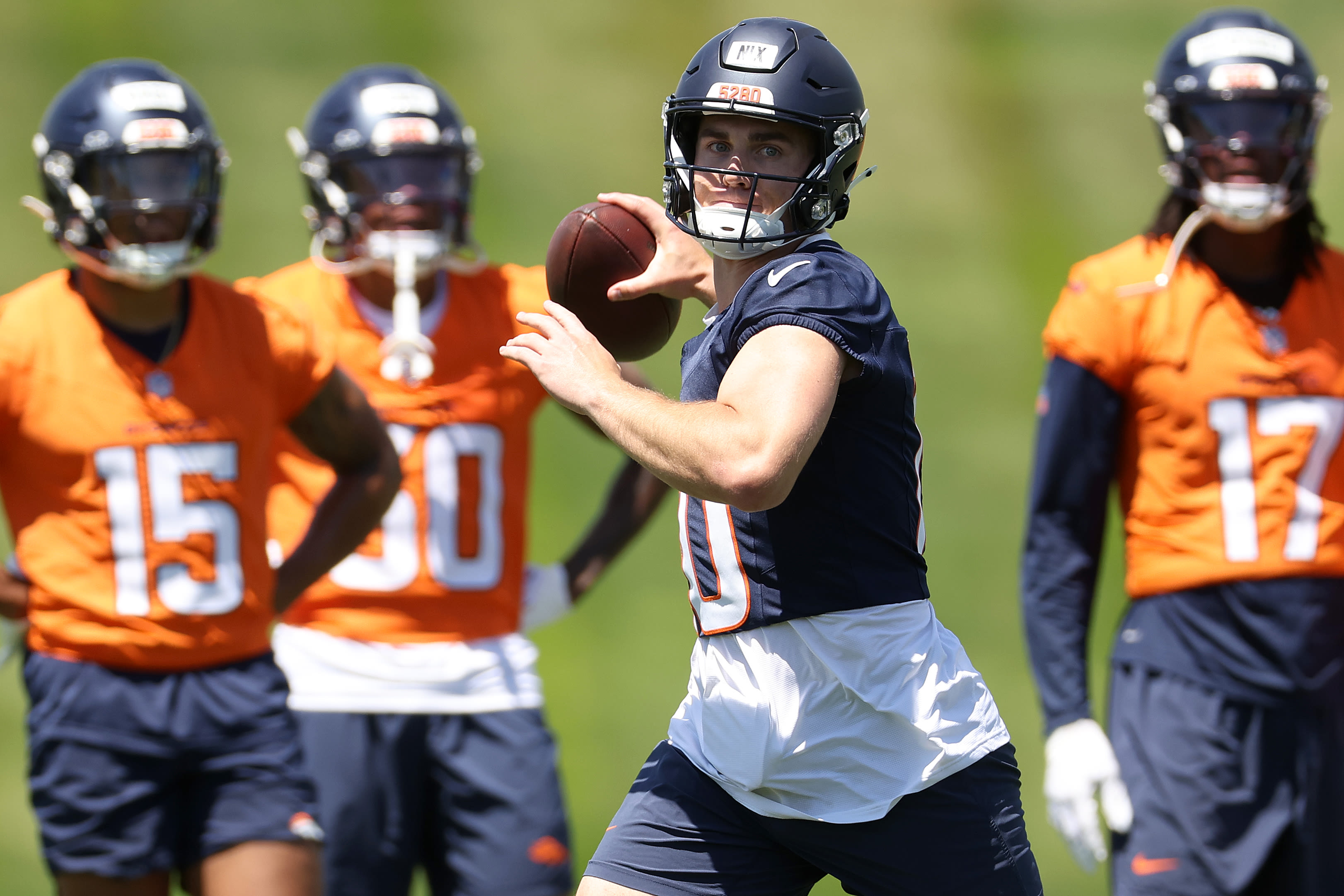Broncos Quarterback Battle Down to 2 — And Zach Wilson Isn't One of Them
