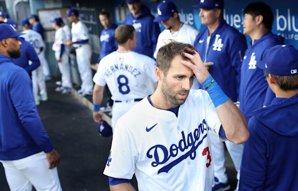 'It's tough': Slumping Chris Taylor's playing time cut as Dodgers face roster questions