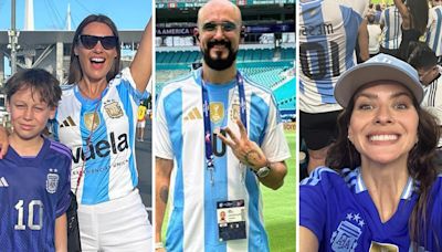 Copa América 2024: de Pampita Ardohain a Lali Espósito, los famosos celebraron la victoria argentina