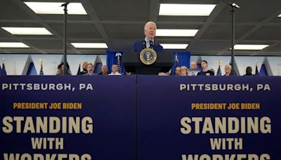 ‘They’re cheating.’ President Biden floats higher tariffs on Chinese imports in Pittsburgh speech