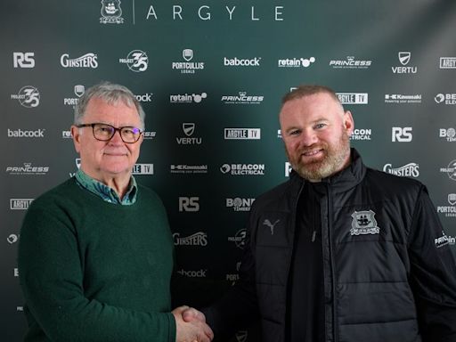 Wayne Rooney Plymouth Argyle appointment 'just about winning matches'