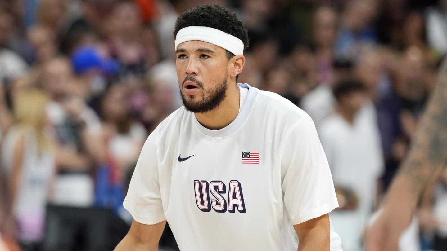 Devin Booker and His Camcorder Were Locked in at Women’s All-Around Final