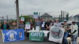 Protesters rally in support of 14 families facing eviction at Waterford direct provision centre