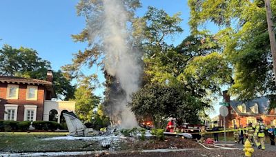 Pilot killed when plane crash lands in Georgia neighborhood, officials say