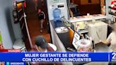 Huacho: mujer embarazada se enfrenta con cuchillo a ladrones que quisieron robarle