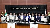 Senado entrega reconocimiento "Leyendas del Futbol Mexicano"