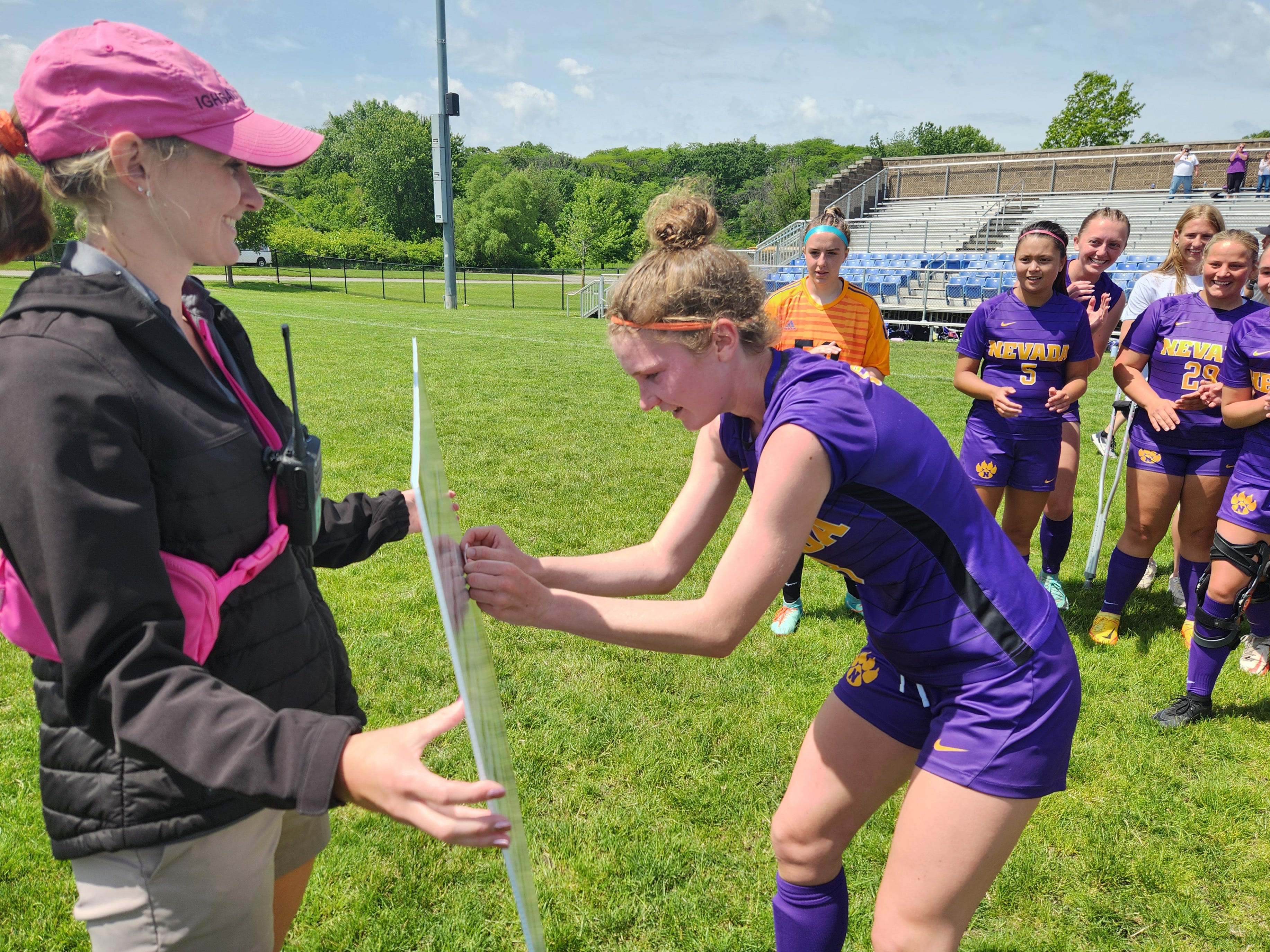 Nevada girls advance to Iowa state soccer tournament title game with win over Dike-New Hartford