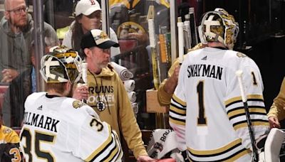 Bruins goaltender Jeremy Swayman pulled for Linus Ullmark in third period of Game 2 loss to Panthers - The Boston Globe