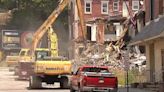 Building damaged in R.M. Palmer explosion demolished